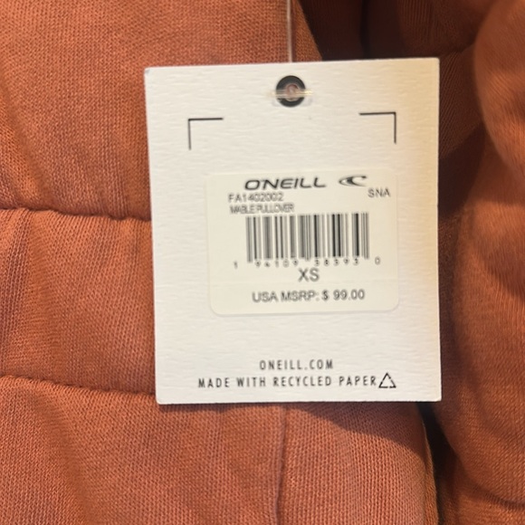 O’Neil Quilted Quarter Zip Pullover Sweatshirt - Picture 4 of 6